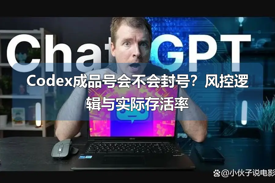 Codex成品号会不会封号？风控逻辑与实际存活率