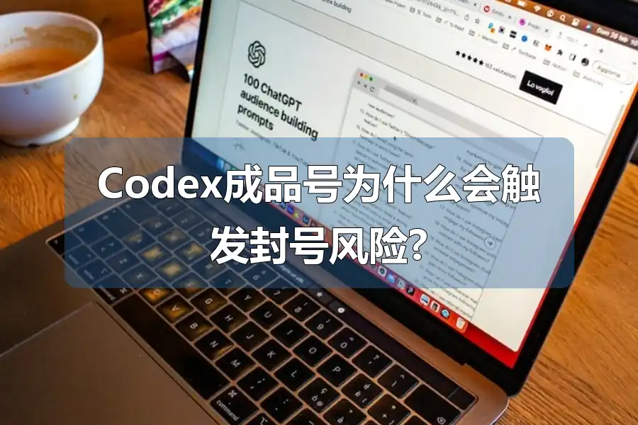 Codex成品号为什么会触发封号风险?