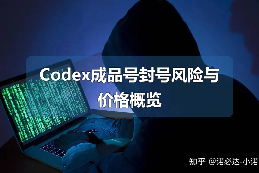 Codex成品号封号风险与价格概览